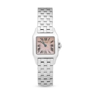 Cartier Pre-owned Cartier Santos De Cartier Demoiselle Mother of Pearl Dial Ladies Watch W25075Z5