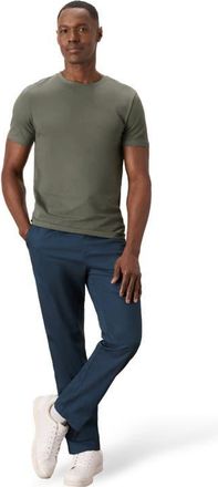 Pact Luxe Essential Slim Fit Crewneck Tee Made With Organic Cotton in Dusted Green at Nordstrom, Size X-Large