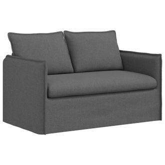 vidaXL Sof&aacute; Gris Oscuro 136 X 82 X 85 Cm Tela Vidaxl