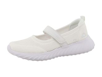 Kappa Sneaker Ballerinas KAPPA FANIA, Damen, Gr. 36, wei&szlig;, Synthetik, Schuhe Sneaker Ballerinas, Sommerschuhe, Freizeitschuh, Halbschuh, Slipper