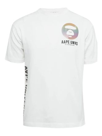Aape By A Bathing Ape logo T-shirt - White