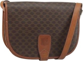 Celine Pre-owned Cross Body Bags, female, Brown, Size: ONE SIZE Pre-owned Plastic Crossbody Bag