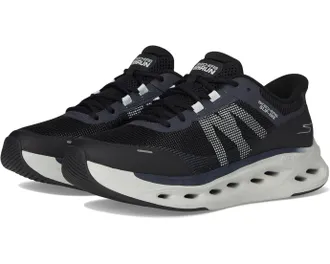 Skechers Mens Skechers Glide-Step - Aberdeen 220422-BKGY Black Running Shoes HAWK1444