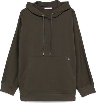 Helmut Lang Seaweed Mega Zip Hoodie - Heren - Hoodies - Bruin - S - Katoen - Hoodies & sweatvesten