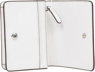 Michael Kors Womens Wallet Optic White Leather | Polyurethane Bags