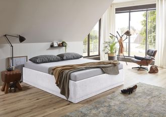 Westfalia Polsterbetten Polsterbett »Texel« Komforthöhe mit Zierkissen, Bettkasten bei Ausführung mit Matratze