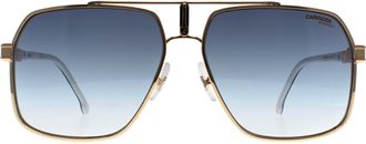 Carrera Aviator Mens Gold Blue Gradient 1055/S Metal - One Size