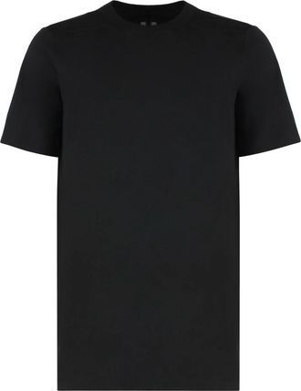 Rick Owens Level T-Shirt - Heren - T-shirts - Zwart - L - Katoen - Tops