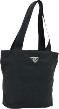Prada Pre-owned Tote Bags, female, Black, Size: ONE SIZE Pre-owned Vintage Tote Bag