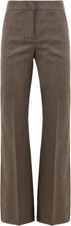 Drumohr Broeken Lp 616P00 - Dames - Wijde Broeken - Bruin - L - Broeken