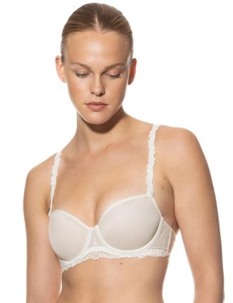 Mey Mey Womens Mysterious Half Cup Bra - Ivory - Size 36DD