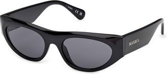 Max & Co. MO0147 01A Womens Sunglasses Size 50