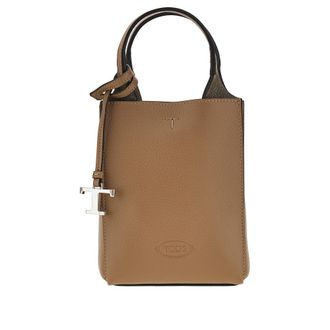 Tod's Grained leather micro tote bag Woman One Size