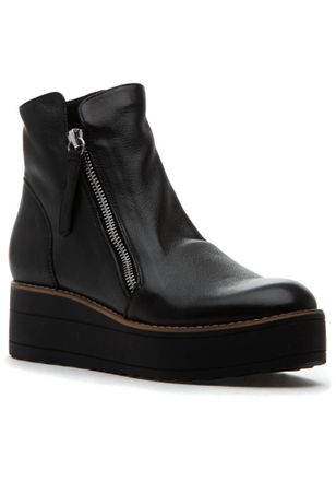 Silent D Womens Nene Boots In Black Sole Leather