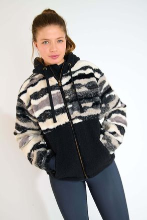 Banana Moon Fleecejacke BANANA MOON Banana Moon Fleecejacke BANFF-GREENWOOD, Damen, Gr. L, schwarz, Obermaterial: 100% Polyester PES., Jacken Fleecejacke