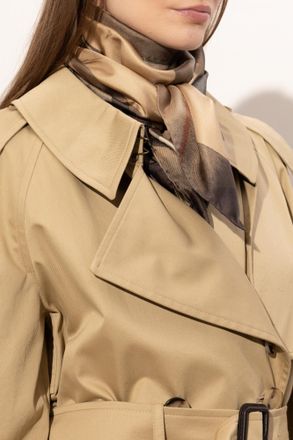 Burberry Scarf With Logo, Unisex, Beige