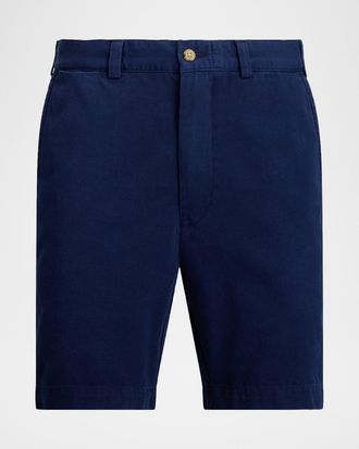 Polo Ralph Lauren Men & apos;s Montauk Twill Flat-Front Chino Shorts