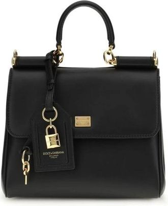 Dolce & Gabbana My Sicily Handtas - Dames - Handtassen - Zwart - ONE Size - Leer - Tassen