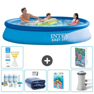 Intex Piscina Easy Set Redonda - 366x76 Cm - 7-piezas S108