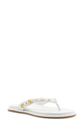 Sperry Top-Sider Isla Embellished Thong Sandal in Other White at Nordstrom, Size 10.5