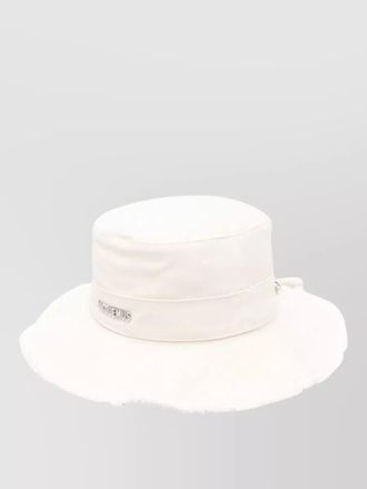 Jacquemus artichaut bob hat frayed edge wide brim