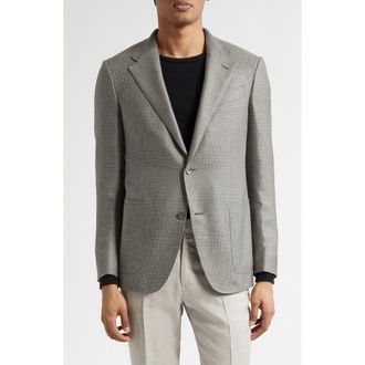 Ermenegildo Zegna Fairway Cashmere Blend Sport Coat in Dark Taupe at Nordstrom, Size 42 Us