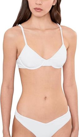 Beach Riot Camilla Top Womens Swimwear White 1 : XL, Spandex/Nylon
