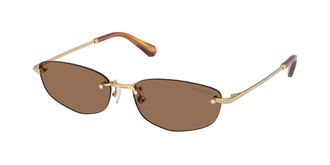 Swarovski SK7045D Asian Fit 400473 Womens Sunglasses Gold Size 57