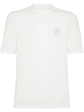 Brunello Cucinelli Brunello Cucinelli T-Shirt aus Baumwolle mit Logo