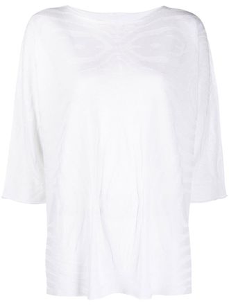 Le Tricot Perugia T-shirt girocollo - Bianco
