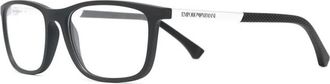 Emporio Armani Optical Frame - Heren - Brillen - Zwart - 53 MM - Accessoires