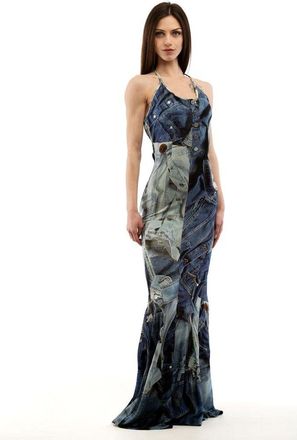 Moschino Multicolor Viscose Casual Womens Dress