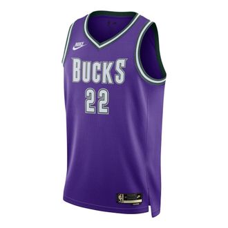 Nike x NBA Milwaukee Bucks Hardwood Classics Swingman Jersey Khris Middleton 22 DO9450-506