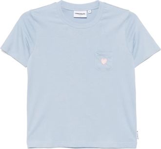 Chocoolate logo T-shirt - women - Cotton - S - Blue