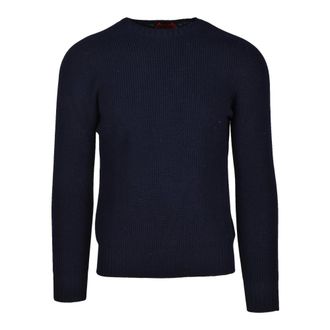 Gran Sasso Jersey de lana acanalado - Knitwear - Hombre - Azul - 2XL