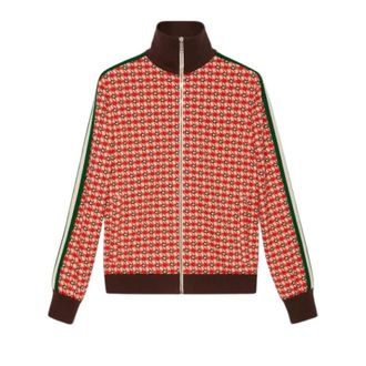 Gucci Sweatshirt met Rits - Dames - Vesten met rits - Rood - M - Hoodies & sweatvesten