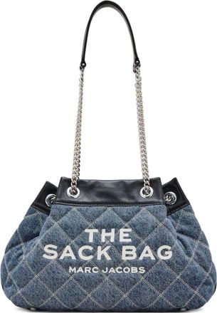 Marc Jacobs Tassen, Dames, Blauw, ONE Size, Denim, The Quilted Denim Chain Sack