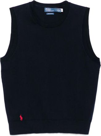 Polo Ralph Lauren logo-embroidered tank top - Blue
