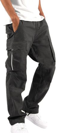 Generic TYUIOP Mens Boot Cut Jeans Camo Cargo Pants Open Hem Joggers Men Golf Shorts Mens Jeans 34 Waist 30 Leg Motorcycle Jeans for Men 36 W 34 L Wide Leg Tr