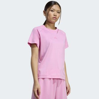 adidas T-Shirt ADIDAS SPORTSWEAR W SL REG T, Damen, Gr. XXL, st tropic bloom, Obermaterial: 100% Baumwolle, Rundhals, Shirts T-Shirt