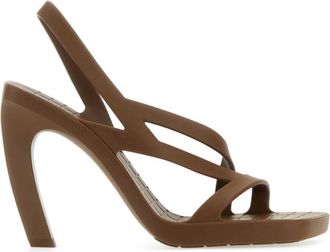Bottega Veneta Brown Rubber Jimbo Heels