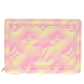 Louis Vuitton Light Pink Yellow Monogram Empreinte Wallet (Bi-Fold) (Pre-Owned)
