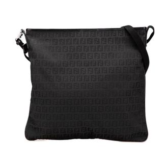 Fendi Pre-owned Square Crossbody Bag - Dames - Pre-owned - Zwart - Maat: ONE Size