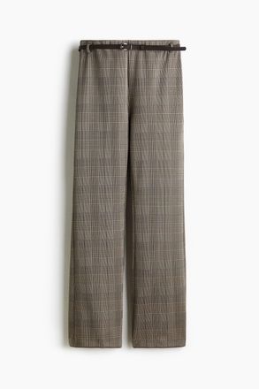 H&M Hose mit G&uuml;rtel - Brown