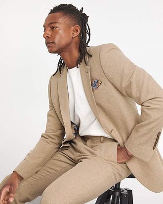 Jacamo Wool Blend Regular Fit Suit Jacket