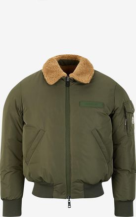 Moncler Wendbarer Lammfell-Bomber aus edlem Kunstfell Maulevrier