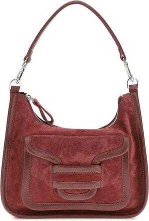 Pierre Hardy Shoulder Bags, female, Red, Size: ONE SIZE Bos Taurus Shoulder Bag