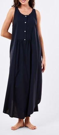 Papinelle Sleepwear Madison Maxi Nightgown in Deep Navy at Nordstrom, Size X-Small