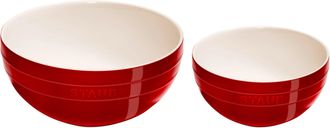 Staub Ceramic 2-pc Nested Mixing Bowl Set