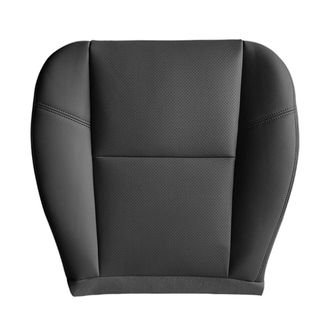 OEM Funda De Coj&iacute;n De Asiento Delantero Del Lado Del Conductor, De Cuero Sint&eacute;tico Pu Negro, Para Cadillac Escalade (modelos 2007-2014)